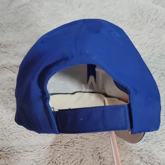 6-Panel OUTDOOR CAP Team MLB Ballcap-Royal Blue w/White Embroidered LA-EC-Sz S/M - Picture 4 of 12